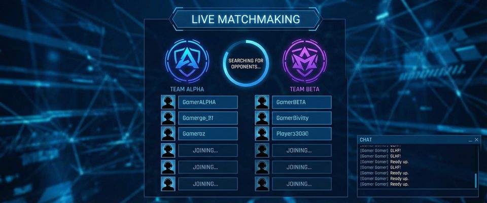 Vurdun canlı multiplayer ve eşleşme